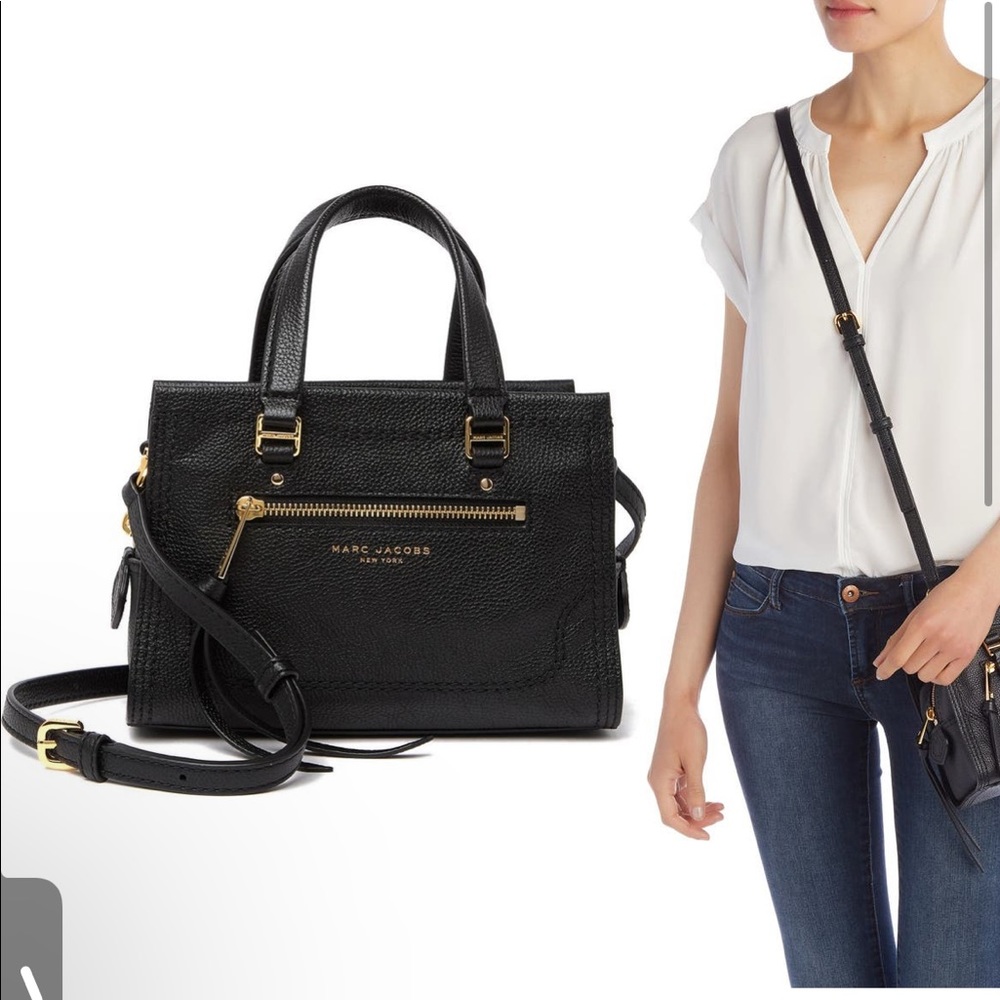 NWT Marc Jacob’s Mini Cruiser pebbled leather crossbody satchel